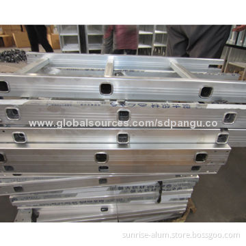 Aluminum profiles for window and door, spraying green profile, 6063-T5